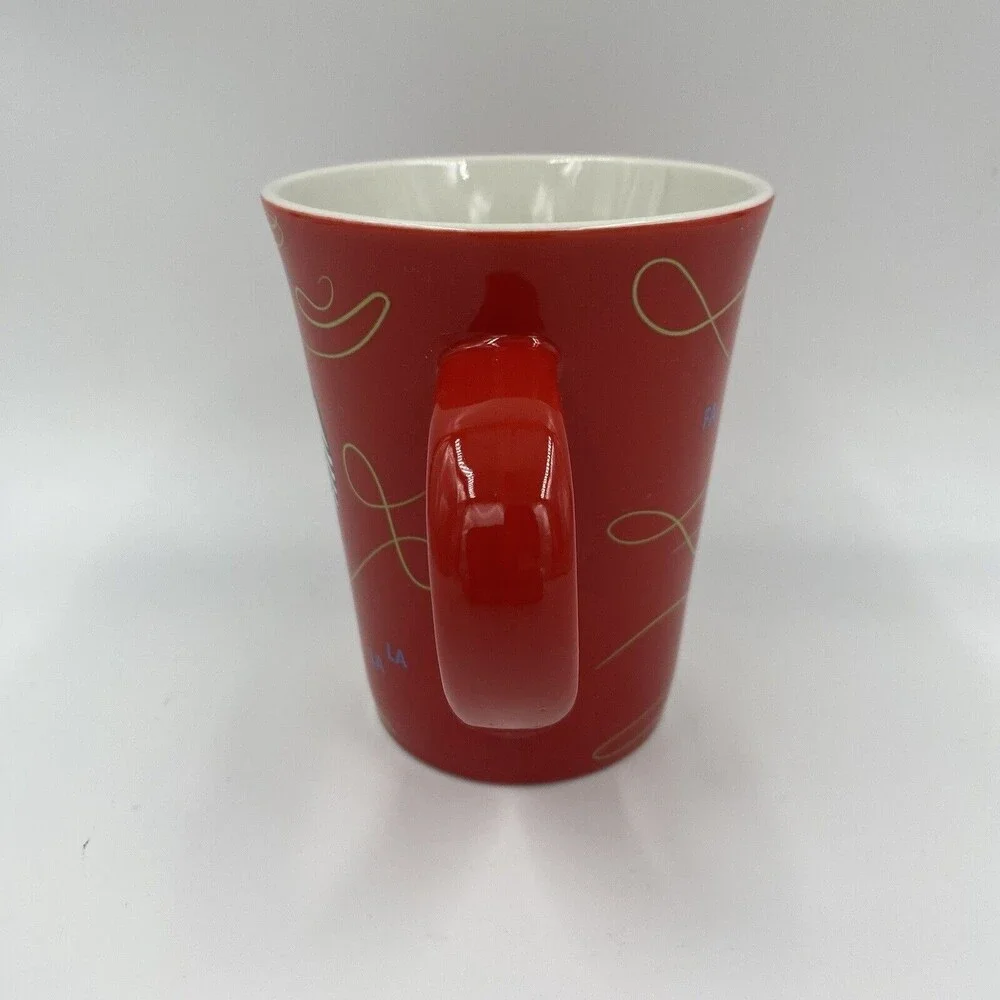 Starbucks Christmas FaLaLaLaLa‎ Red Coffee Tea Mug Cup 10 oz Collectible 2020